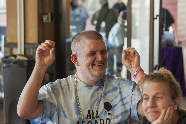 Participant having fun at our Jubilee celebration